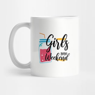 Girls Trip Cute Girls Weekend 2020 Mask Girls Trip 2020 Mask girls trip weekend Mug